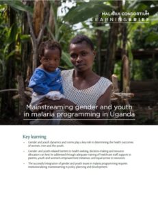Mainstreaming gender and youth in malaria programming in Uganda