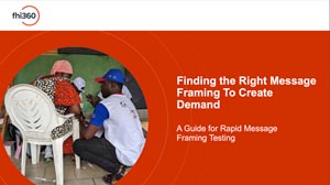 A Guide for Rapid Message Framing Testing
