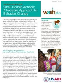 Small Doable Actions: A Feasible Approach to Behavior Change