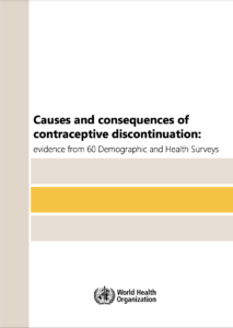 1. Causes and Consequences of Discontinuation - WHO
