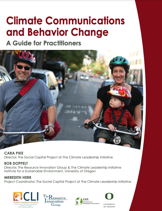 Climate Communications and Behavior Change