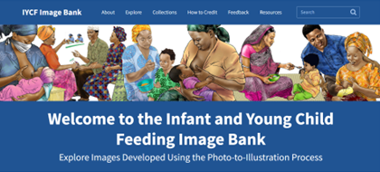 Feeding an infant or young child