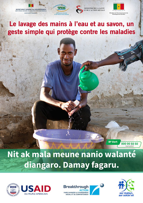 Breakthrough ACTION Sénégal Matériel de campagne Une Seule Santé/ PZD Imprimé