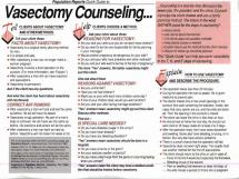 Quick Guide to Vasectomy Counseling