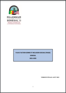PLAN DACTION GENRE ET INCLUSION SOCIALE (PAGIS)