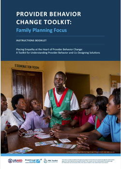Provider Behavior Change Toolkit for Family Planning
