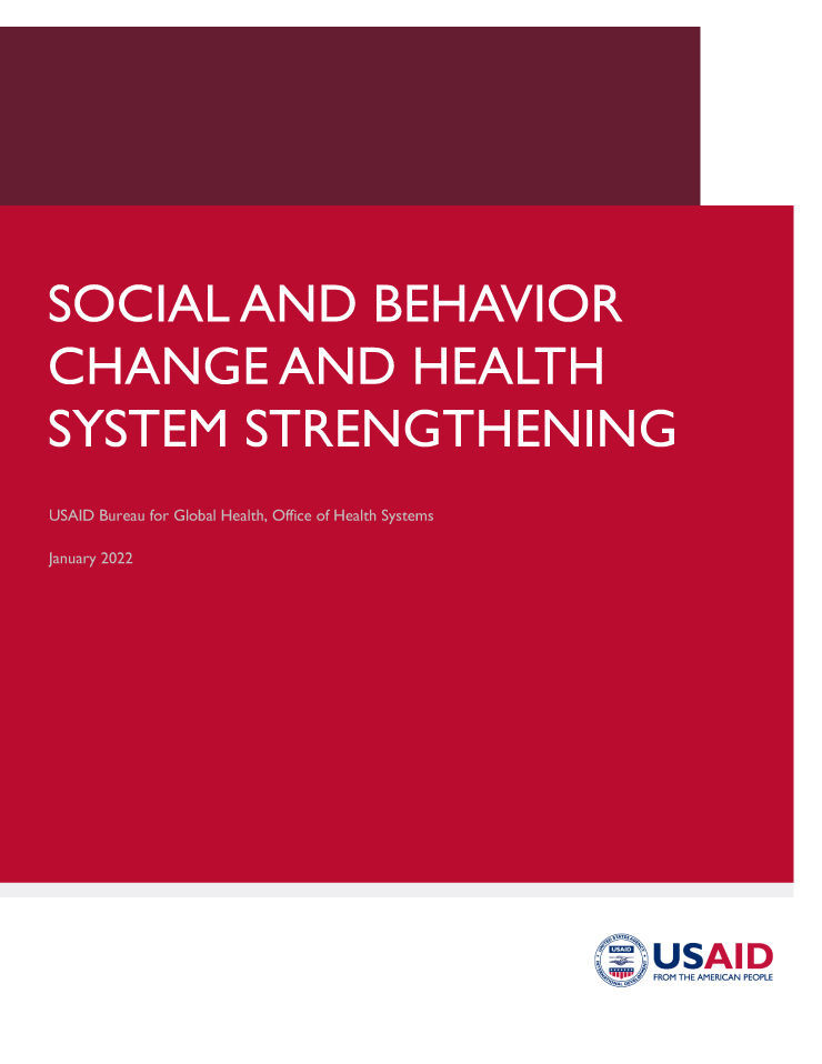 Social and Behavior Change and Health Systems Strengthening