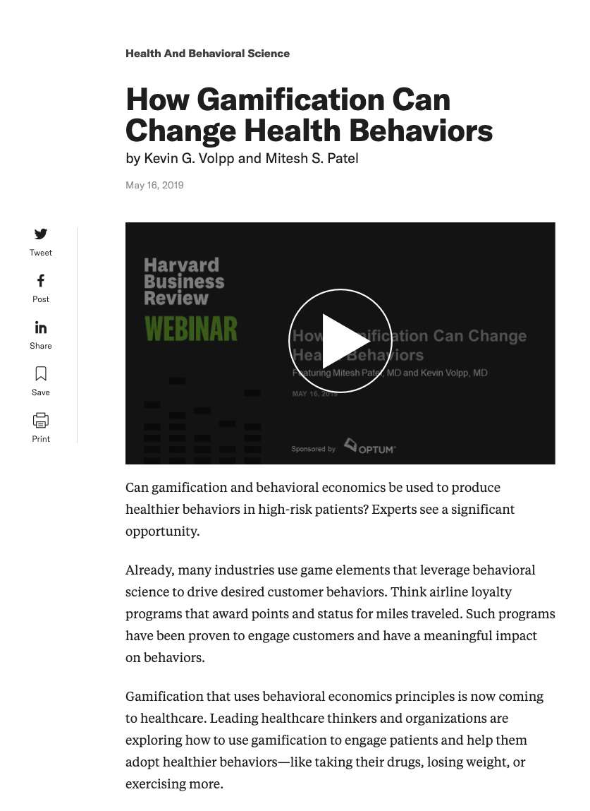 How Gamification Can Change Behavior