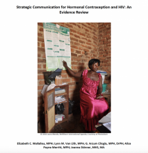 Strategic Communication for Hormonal Contraception and HIV: An Evidence Review