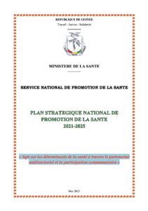 Plan National de Promotion de la Sante