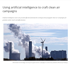 Using artificial intelligence to craft clean air campaigns