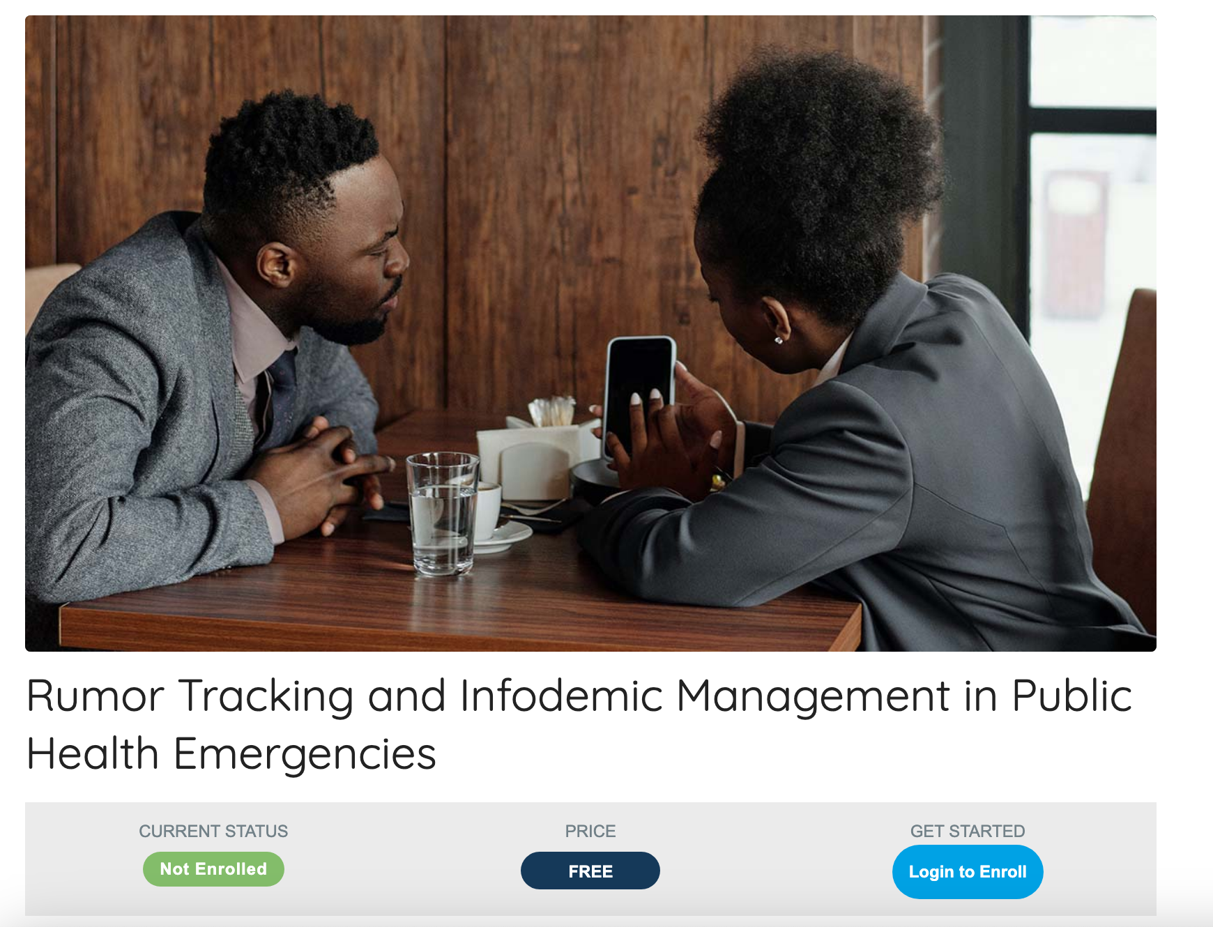 Rumor Tracking and Infodemic Management in Public Health Emergencies