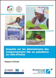 Enquête sur les déterminants des comportements liés au paludisme en Côte d’Ivoire