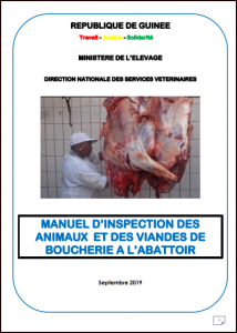 Manuel d’inspection des animaux et des viandes de boucherie à l’abattoir