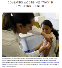 Combating Vaccine Hesitancy in Developing Countries