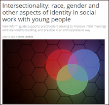 Intersectionality: Race, Gender and Other Aspects of Identity in Social Work with Young People