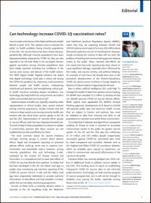 Can Technology Increase COVID-19 Vaccination Rates?