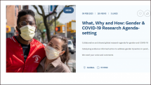 Gender and Health Hub COVID-19 Buzzboard