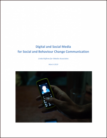 Digital and Social Media for Social and Behaviour Change Communication​​​​​​​ 