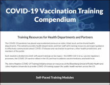 COVID-19 Vaccination Training Compendium