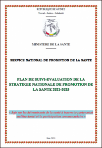 Plan National de Promotion de la Santé