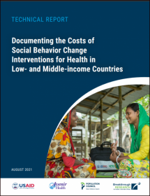 Documenting the Costs of Social Behavior Change Interventions for Health in Low- and Middle-income Countries