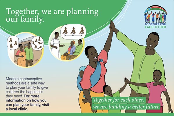 Together we are planning our family.