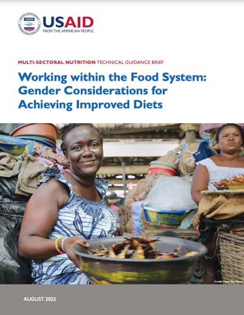 Working Within the Food System: Gender Considerations for Achieving Improved Diets