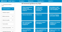 WHO Technical Guidance Page