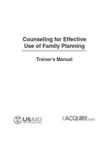 Counseling for Effective Use of Family Planning [Curriculum]