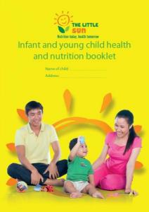 Infant and Young Child Health and Nutrition Booklet