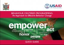 Behaviour Centered Programming: An Approach to Effective Behavior Change: Quick Guide