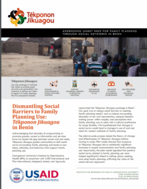 Dismantling Social Barriers to Family Planning Use: Tékponon Jikuagou in Benin