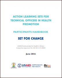 Set for Change – Change Agent Development Program Participant Handbook