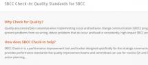 SBCC Check-In: Quality Standards for SBCC