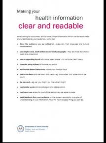 Making Your Health Information Clear and Readable [Guide]