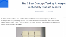 Six Concept Testing Strategies