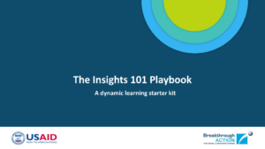 The Insights 101 Playbook