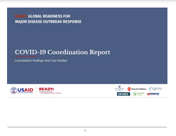 COVID-19 Coordination Report - Consultation Findings and Case Studies