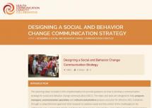 Designing a Social and Behavior Change Communication Strategy