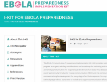 Ebola Preparedness Implementation Kit
