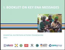 Booklet of Key Essential Nutrition Actions Messages