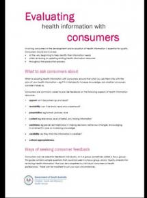 Evaluating Health Information with Consumers [Guide]