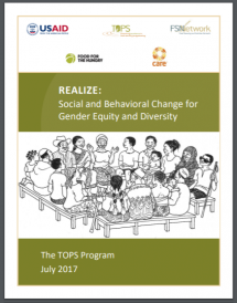 REALIZE: Social and Behavioral Change for Gender Equity and Diversity