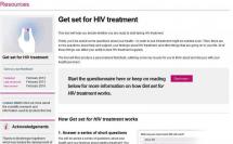 Get Set for HIV Treatment