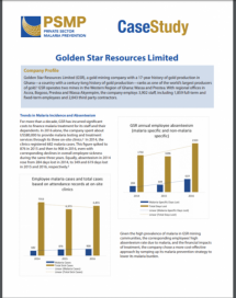 Golden Star Resources Limited – Malaria Private Sector Case Study