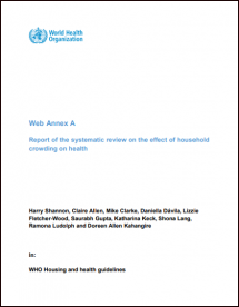 Report of the Systematic Review on the Effect of Household Crowding on Health