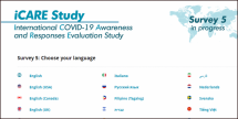 International COVID-19 Awareness and Responses Evaluation Study