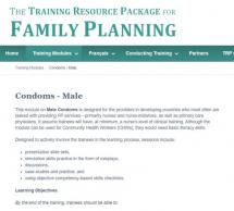 Training Resource for Male Condoms