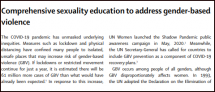 Comprehensive Sexuality Education to Address Gender-based Violence